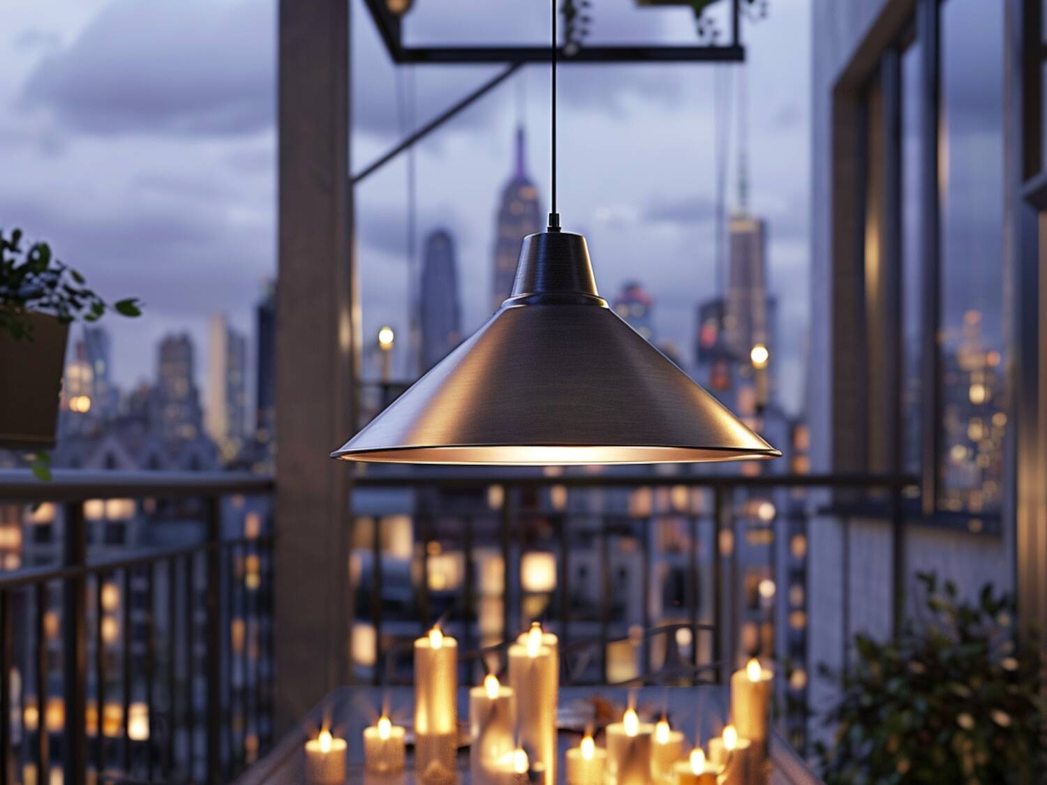 Jak urządzić balkon w stylu retro z lampami w stylu industrialnym?