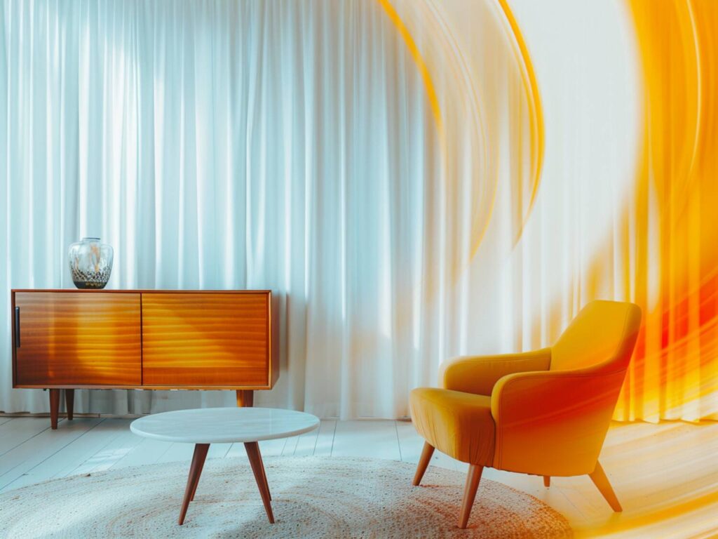 ak dopasować meble retro do wnętrz minimalistycznych