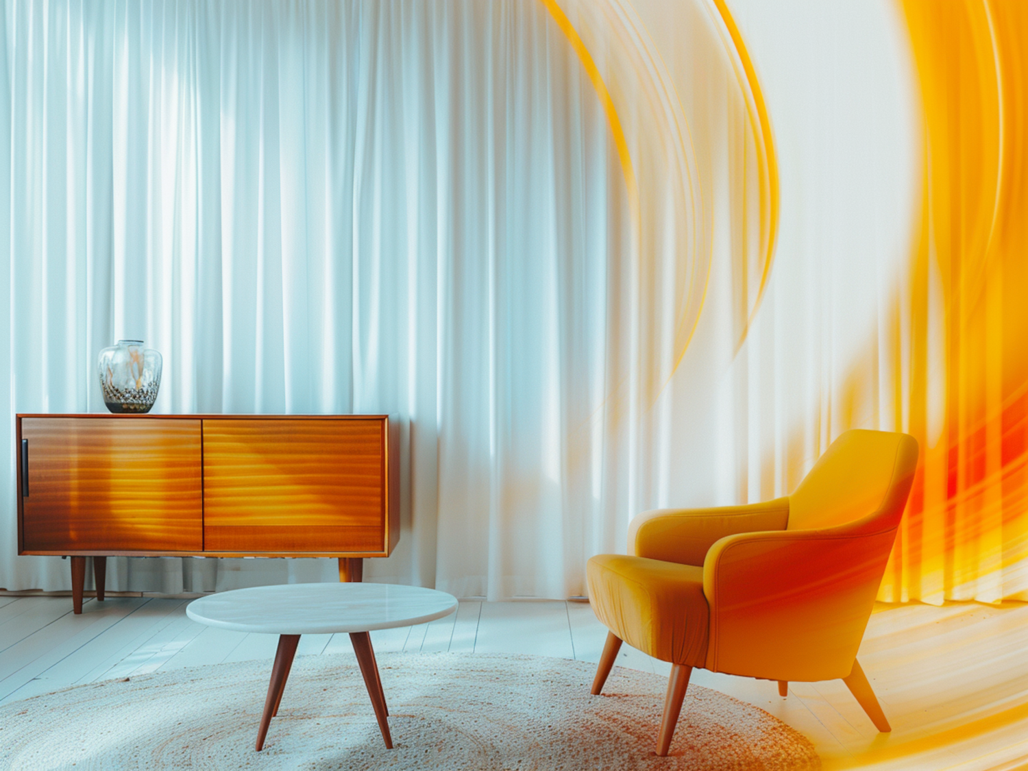 ak dopasować meble retro do wnętrz minimalistycznych