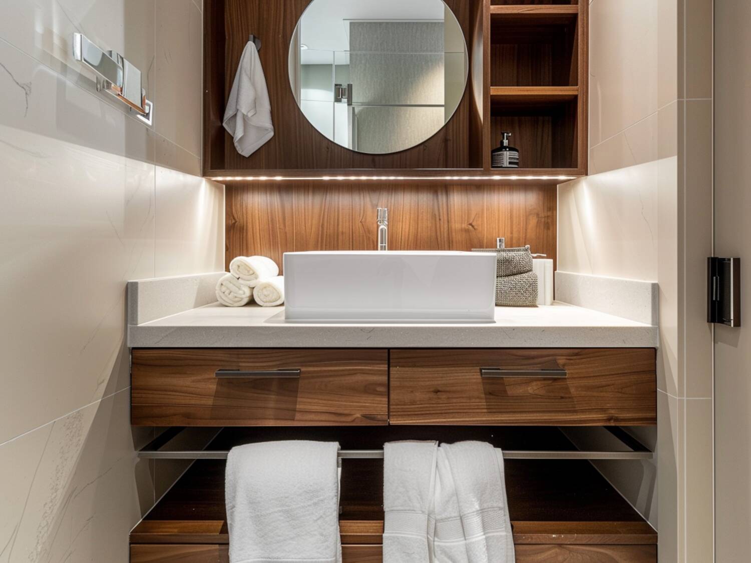 Najlepsze szafki łazienkowe w stylu skandynawskim.