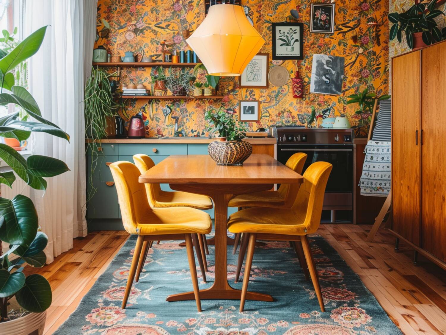 Najlepsze stoły kuchenne w stylu retro do małych mieszkań