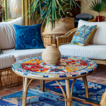 Jak odnowić stolik kawowy z elementami mozaiki