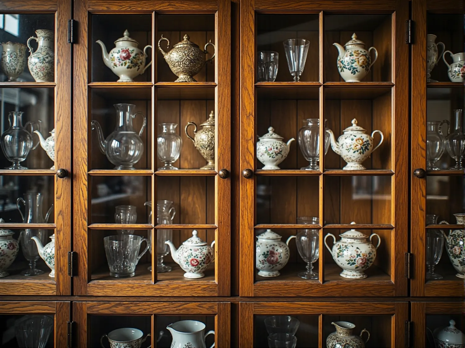 Zbliżenie na ozdobną, mosiężną gałkę zamontowaną na odnowionej szufladzie mebla w stylu retro.