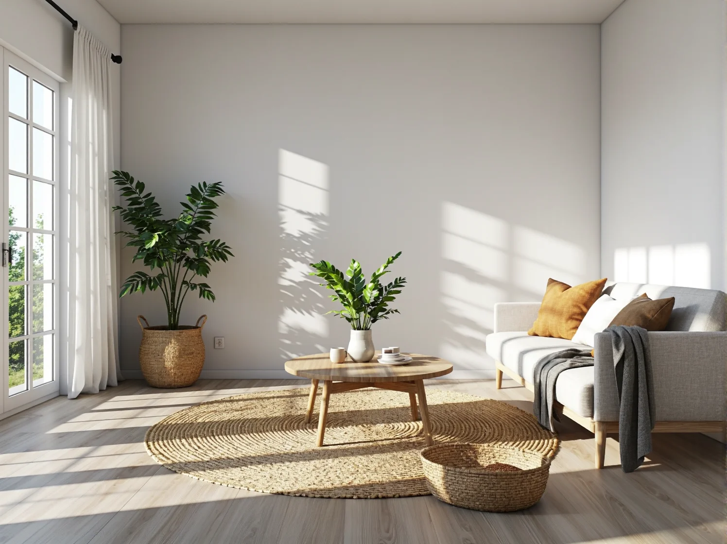 Minimalistyczny stolik kawowy dąb naturalny na drewnianych nóżkach