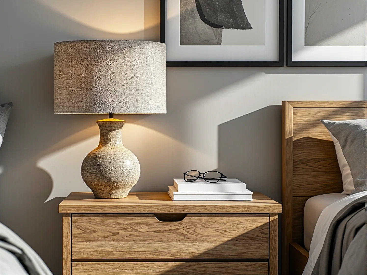 Zbliżenie na etykietę z certyfikatem ekologicznym na drewnianym meblu. Świadomy wybór konsumenta.