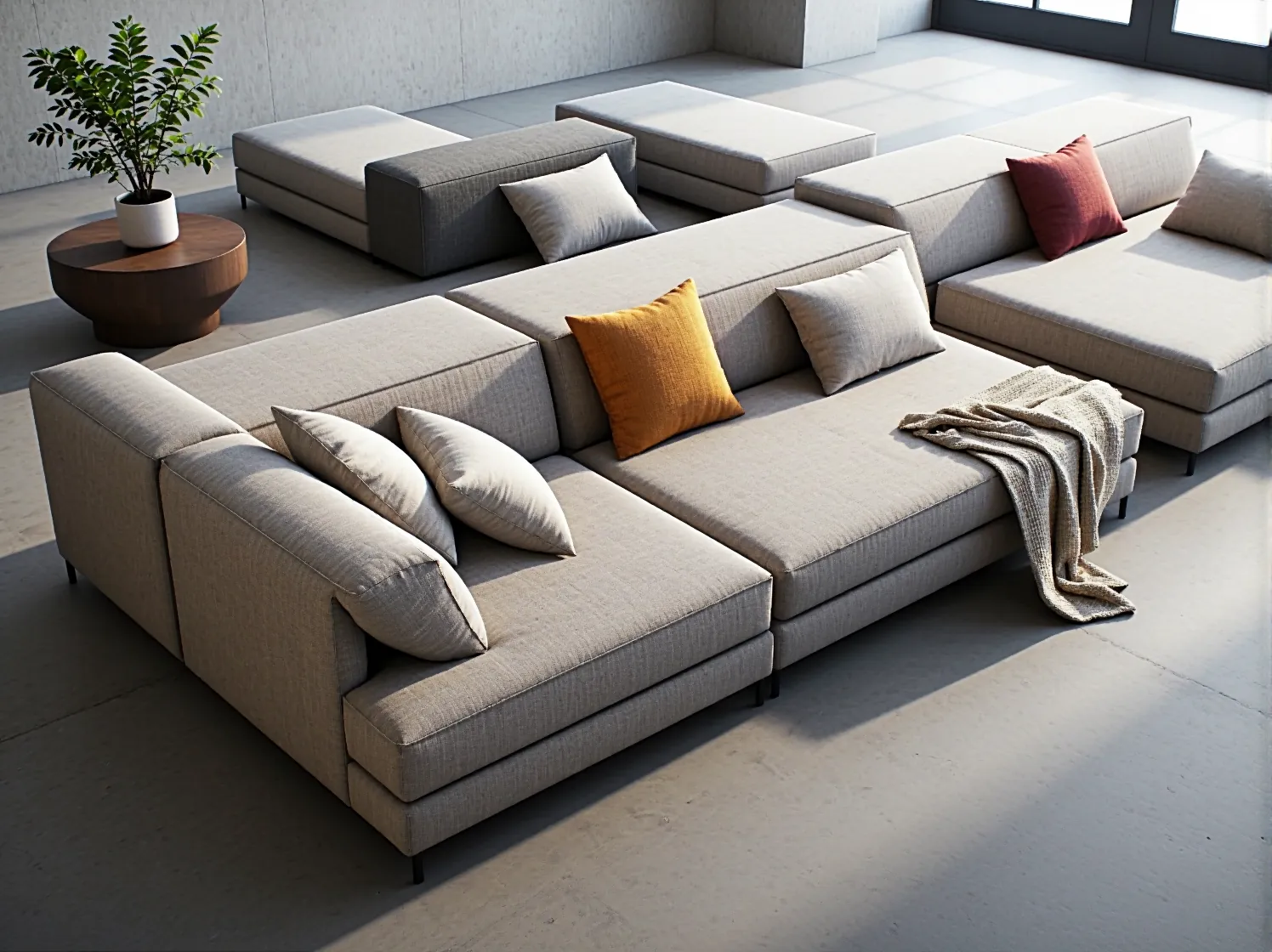 Inteligentne łóżko modułowe premium z systemem regulacji i nowoczesną technologią.