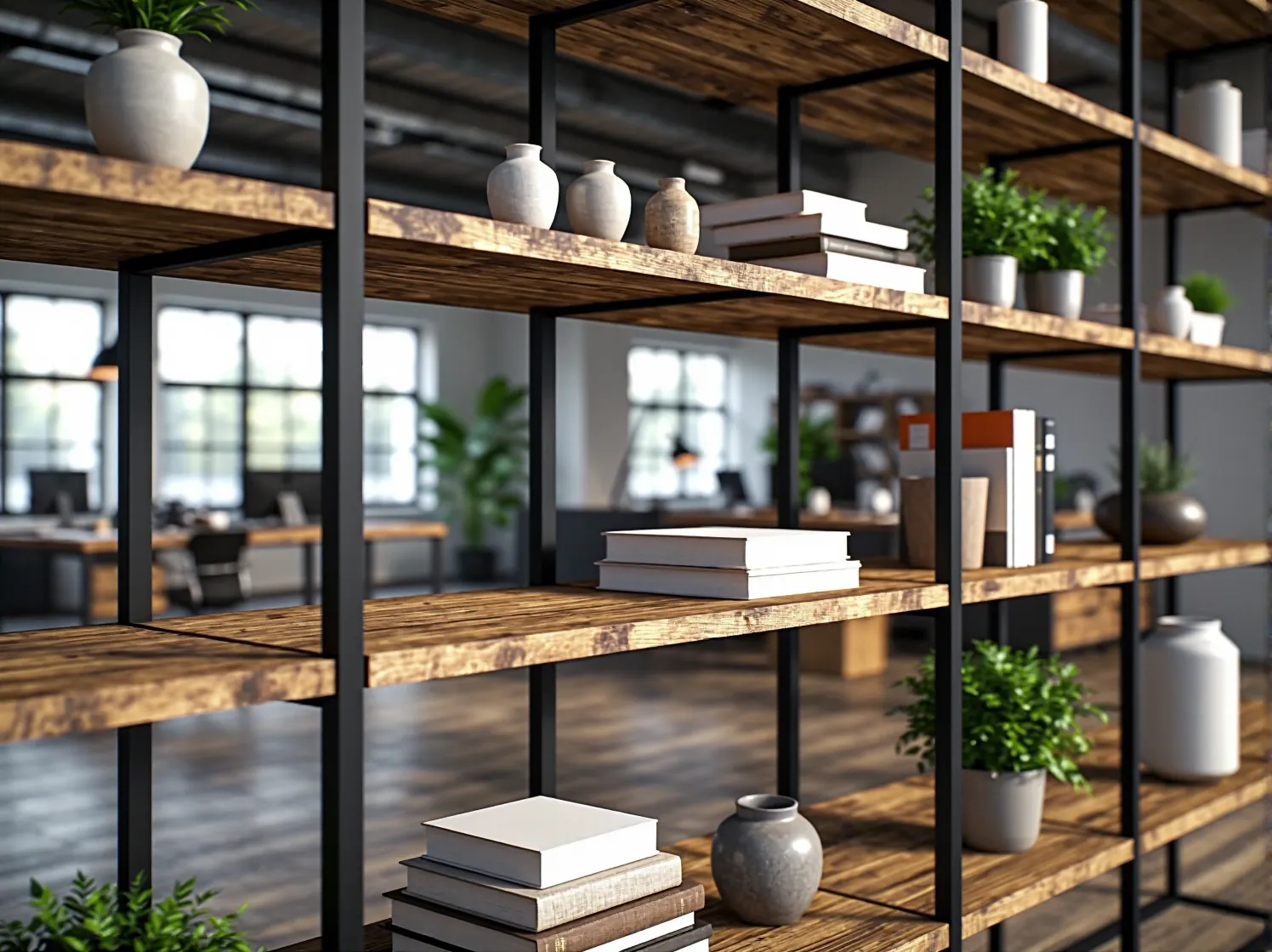 Jakie regały najlepiej pasują do przestrzeni coworkingowych w stylu industrialnym? - ilustracja 2