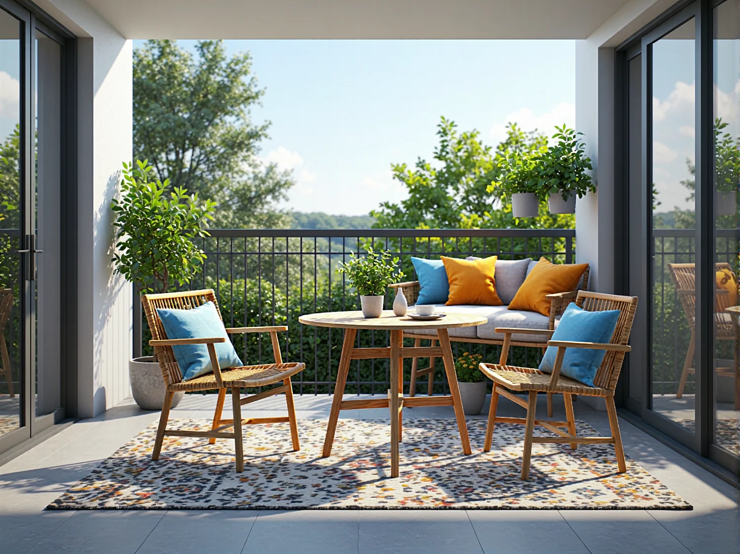 Wygodny narożnik z technorattanu z poduszkami. Jakie meble ogrodowe wybrać do strefy relaksu?