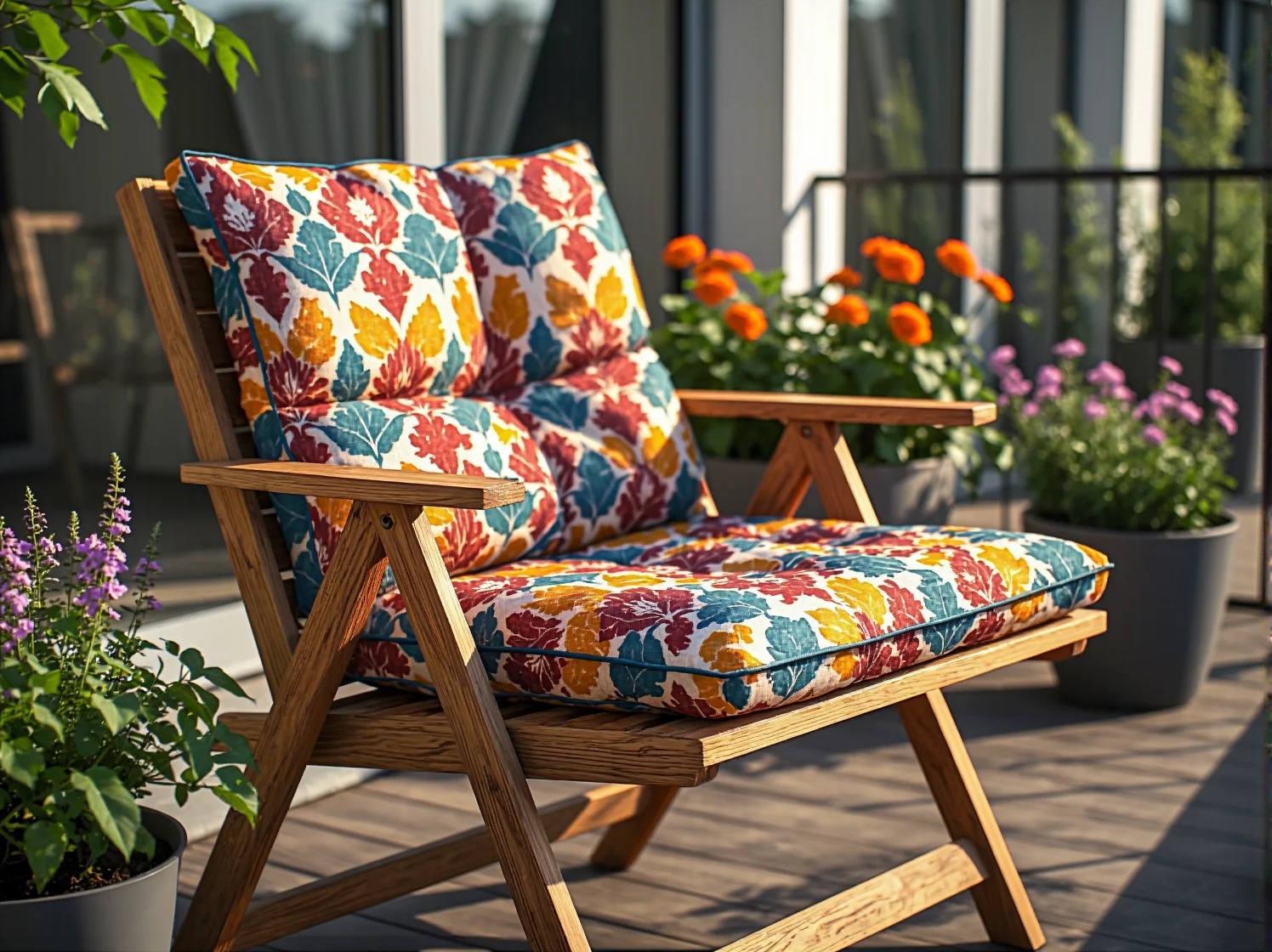 Składane krzesła i stolik na mały balkon. Funkcjonalne meble balkonowe, które pozwalają oszczędzać miejsce.