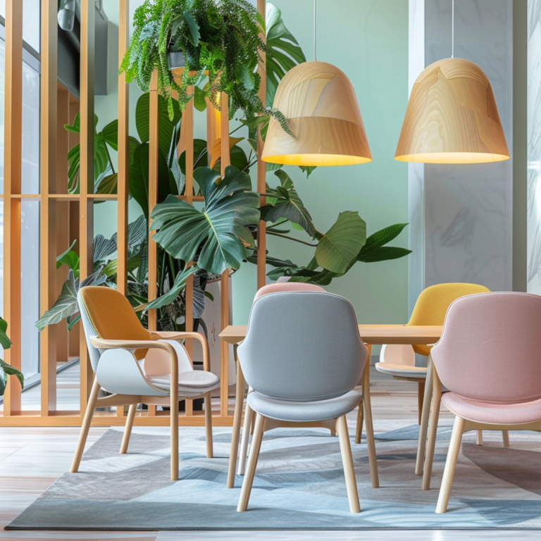Najlepsze krzesła w stylu skandynawskim do przestrzeni coworkingowych