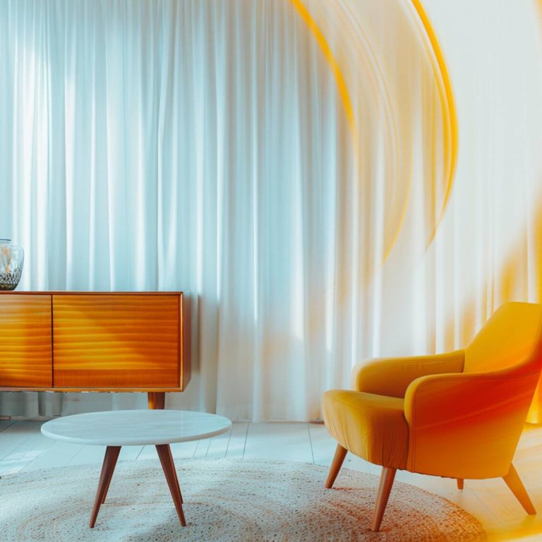 ak dopasować meble retro do wnętrz minimalistycznych