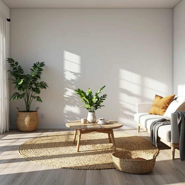 Minimalistyczny stolik kawowy dąb naturalny na drewnianych nóżkach