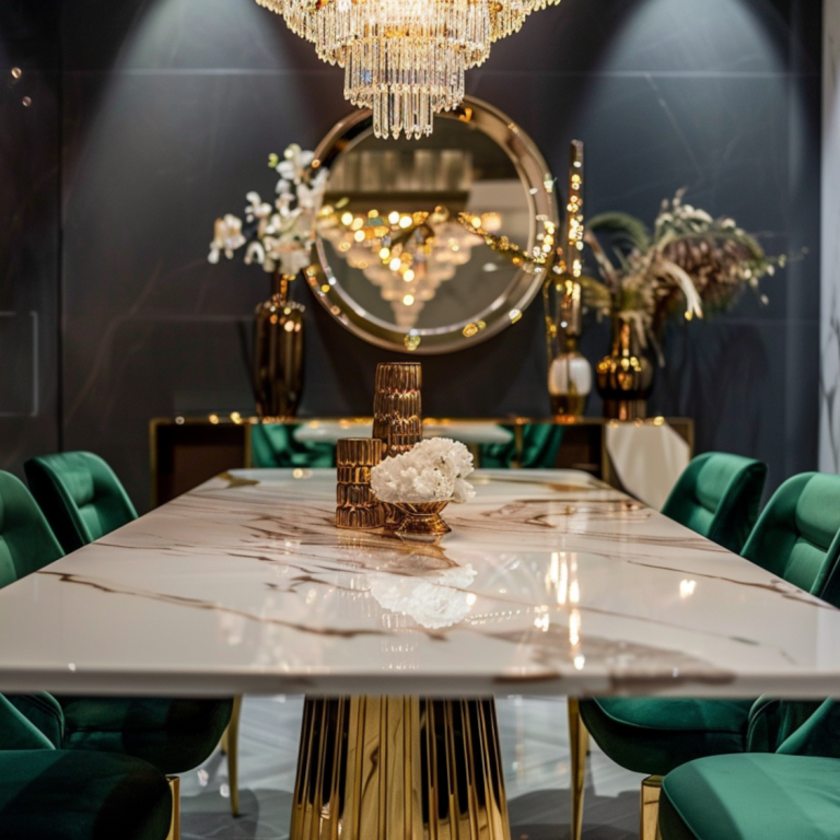 Jak wybrać idealny stół do jadalni w stylu glamour