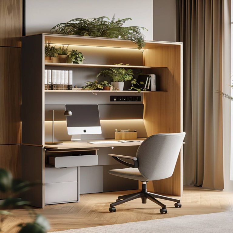 Jak urządzić przestrzeń coworkingową w małym mieszkaniu z kompaktowymi biurkami