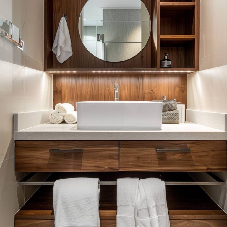 Najlepsze szafki łazienkowe w stylu skandynawskim.